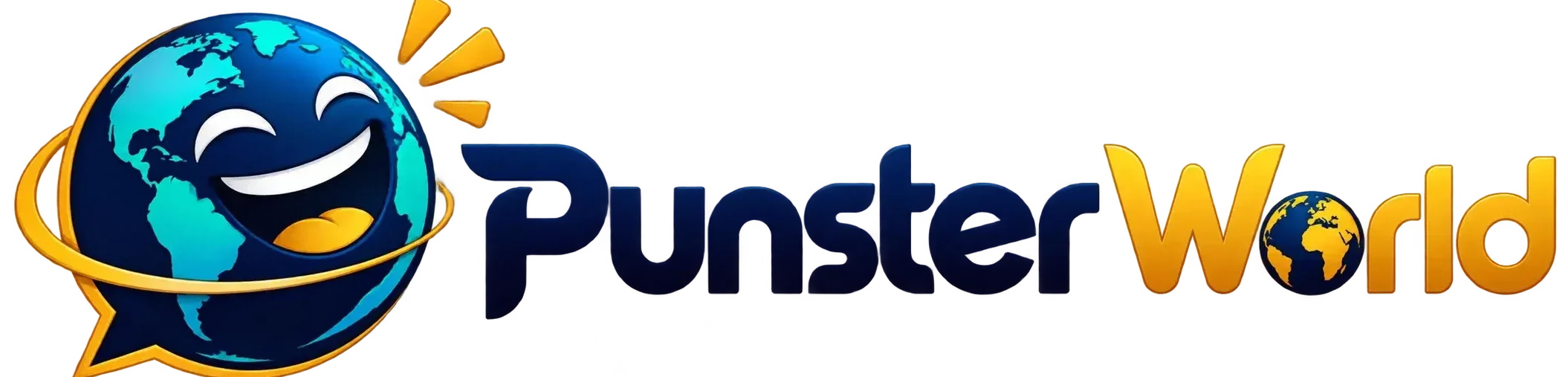 PunsterWorld logo – puns and jokes from around the world